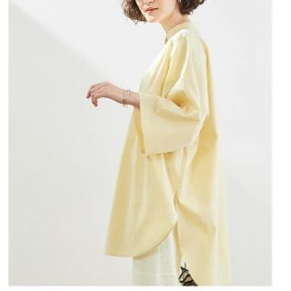 ロペピクニック(Rope' Picnic)の新品未使用☆ROPE'PICNIC エステルワークシャツ　イエロー(シャツ/ブラウス(長袖/七分))