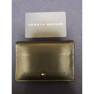 トミーヒルフィガー(TOMMY HILFIGER)のTOMMY HILFIGER トミー カード入れ 名刺入れ ブラック (名刺入れ/定期入れ)