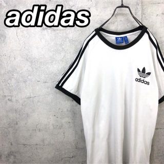 アディダス(adidas)の希少 90s アディダス Tシャツ プリント トレフォイルロゴ(Tシャツ/カットソー(半袖/袖なし))