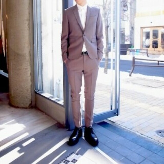 LAD MUSICIAN(ラッドミュージシャン)のLAD MUSICIAN 13SS SLIM SLACKS (BEIGE) メンズのパンツ(スラックス)の商品写真