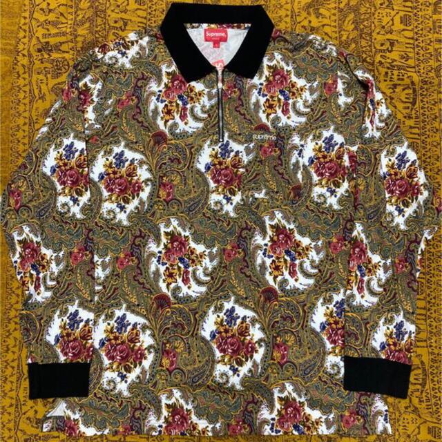 Supreme(シュプリーム)の窪塚洋介着用❗️Supreme Harf Zip Paisley Polo‼️ メンズのトップス(ポロシャツ)の商品写真