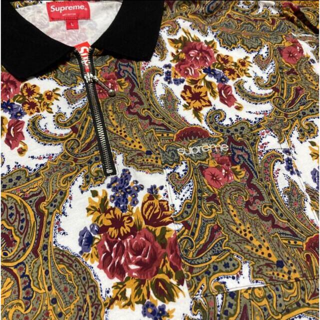 Supreme(シュプリーム)の窪塚洋介着用❗️Supreme Harf Zip Paisley Polo‼️ メンズのトップス(ポロシャツ)の商品写真