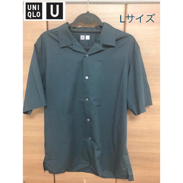 UNIQLO(ユニクロ)のユニクロ　オープンカラーシャツ　Lサイズ　 メンズのトップス(シャツ)の商品写真