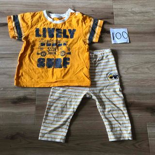 ユニクロ(UNIQLO)の2枚組　半袖　レギパン　100サイズ(パンツ/スパッツ)