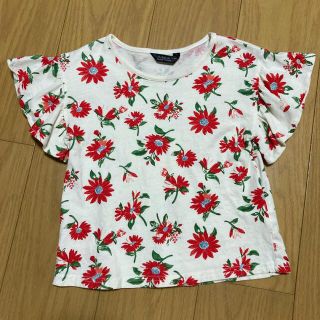 フタフタ(futafuta)の花柄Tシャツ  futafuta 110cm(Tシャツ/カットソー)