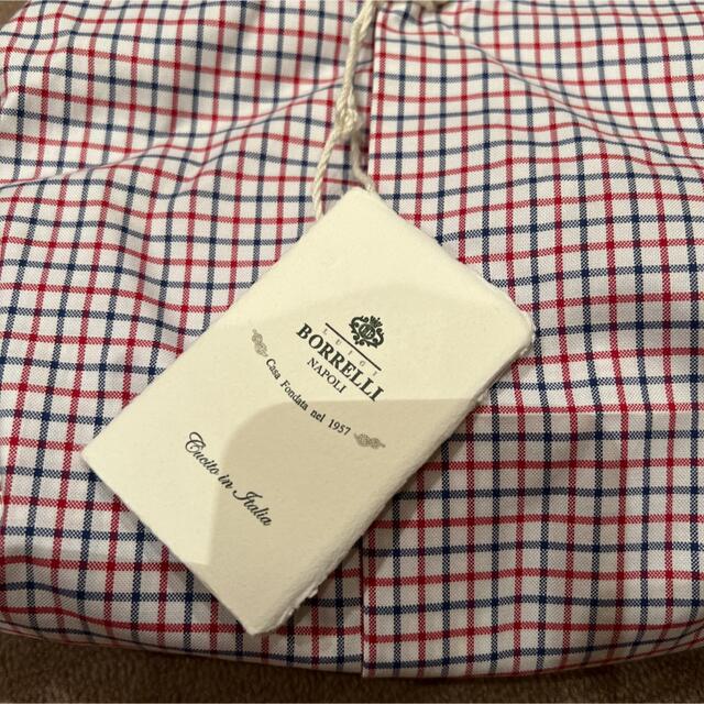 LUIGI BORRELLI(ルイジボレッリ)のルイジボレッリ タータンチェックシャツ39 メンズのトップス(シャツ)の商品写真