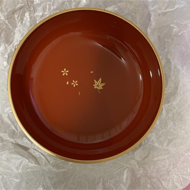 金箔漆器 茶菓子入れ・おぼんセット