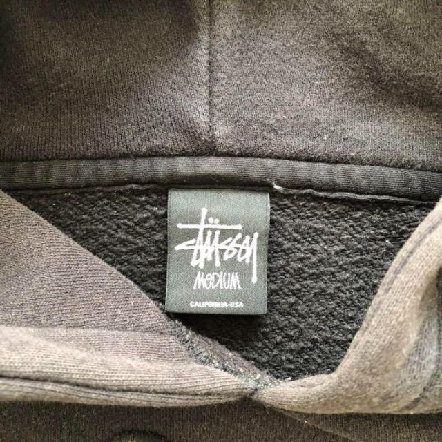 かんたんラ STUSSY - STUSSYステューシースウェットパーカー ボアロゴ