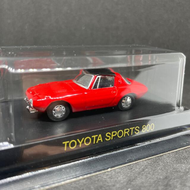 トヨタ(トヨタ)の1/64 京商 トヨタスポーツカー トヨタスポーツ800 赤 3A1 エンタメ/ホビーのおもちゃ/ぬいぐるみ(ミニカー)の商品写真