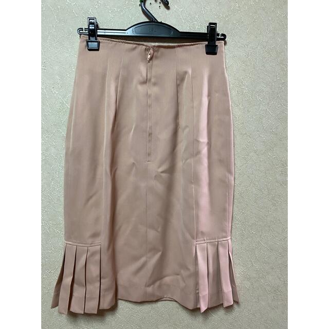 裾プリーツスカート レディースのスカート(ひざ丈スカート)の商品写真