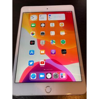 アイパッド(iPad)のiPad mini4 128GB WiFi＋Cellularモデル ケース付き(タブレット)