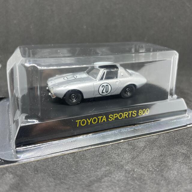 トヨタ(トヨタ)の1/64 京商 トヨタスポーツカー トヨタスポーツ800 銀#20 3A3 エンタメ/ホビーのおもちゃ/ぬいぐるみ(ミニカー)の商品写真