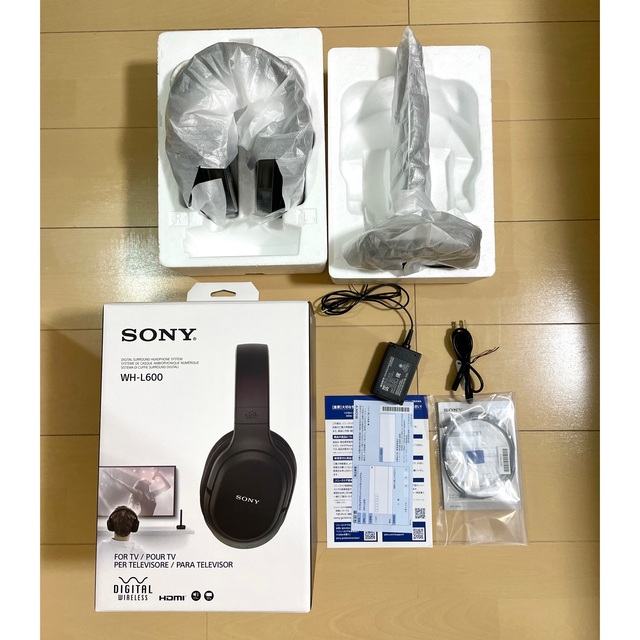 SONY - 【中古】SONY デジタルサラウンドヘッドホンシステム WH-L600の ...