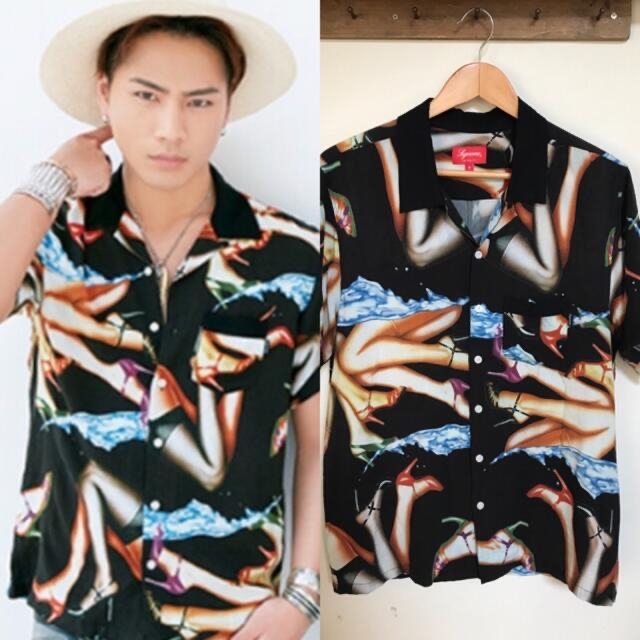 ホワイトブラウン Supreme Heels Shirt ヒールシャツ 三代目登坂広臣 ...