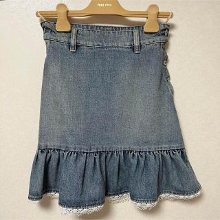 MIU MIU(デニム ・ ミニスカート)のフリマアイテム一覧 MIU MIU(デニム ・ ミニスカート)のフリマアイテム一覧