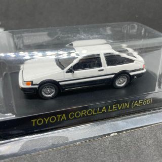 トヨタ(トヨタ)の1/64 京商 トヨタスポーツカー カローラレビン AE86 白 3C1(ミニカー)