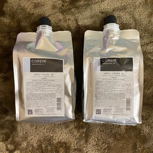 コアミーシャンプー&ヘアマスクM 1000ml&1000g 詰め替え 土日だけ- コアミーシャンプー&ヘアマスクM 1000ml&1000g 詰め替え 土日だけ-