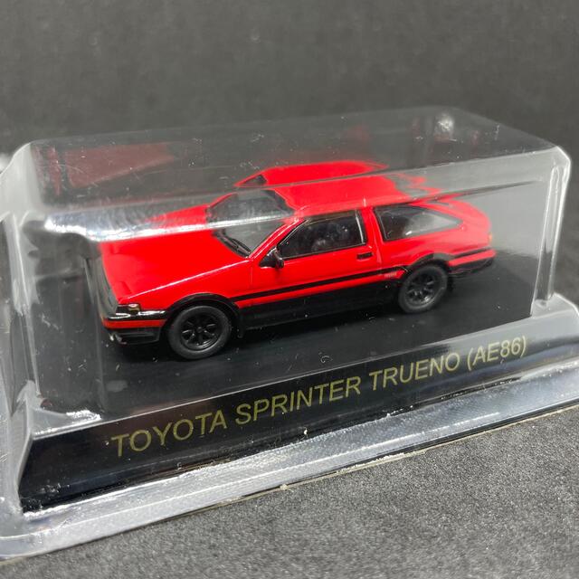 トヨタ(トヨタ)の1/64 京商 トヨタスポーツカー スプリンタートレノ AE86 赤 3D2 エンタメ/ホビーのおもちゃ/ぬいぐるみ(ミニカー)の商品写真