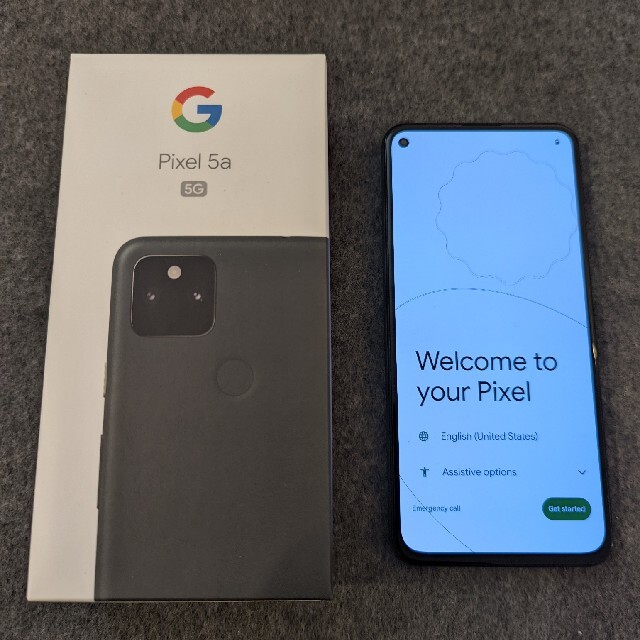 スマートフォン/携帯電話Google Pixel 5a 128GB Mostly Black