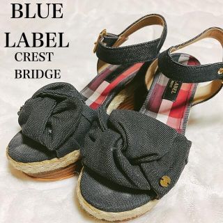 ブルーレーベルクレストブリッジ(BLUE LABEL CRESTBRIDGE)のブルーレーベルクレストブリッジ　ウェッジソール　サンダル(サンダル)