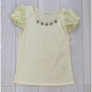 プロポーションボディドレッシング(PROPORTION BODY DRESSING)のプロポーションボディドレッシング　tシャツ カットソー　半袖　イエロー(カットソー(半袖/袖なし))