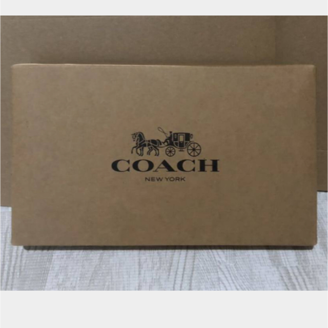 COACH(コーチ)の箱付き　4452 コーチ　長財布　イエローブラウンシグネチャー レディースのファッション小物(財布)の商品写真