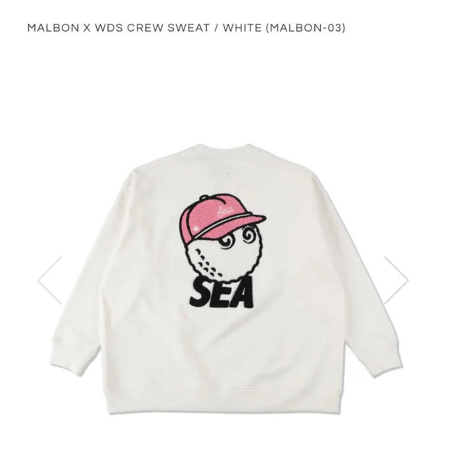 【最終値下げ】MALBON GOLF  WIND&SEA コラボスウェット L