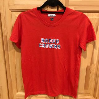 ロデオクラウンズ(RODEO CROWNS)の値下げロデオクラウン　RODEO CROWNS T-shirt Tシャツ赤ティー(Tシャツ(半袖/袖なし))