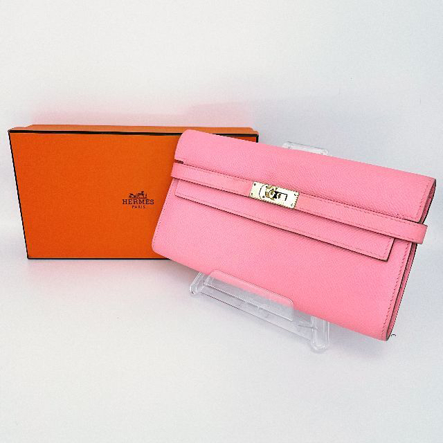 Hermes - HERMES エルメス ケリーウォレット ロング 長財布 財布