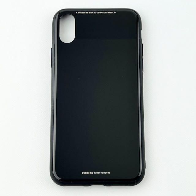 【新品未使用】 iPhone XS・X スマホケース /シンプル 黒 ブラック スマホ/家電/カメラのスマホアクセサリー(iPhoneケース)の商品写真