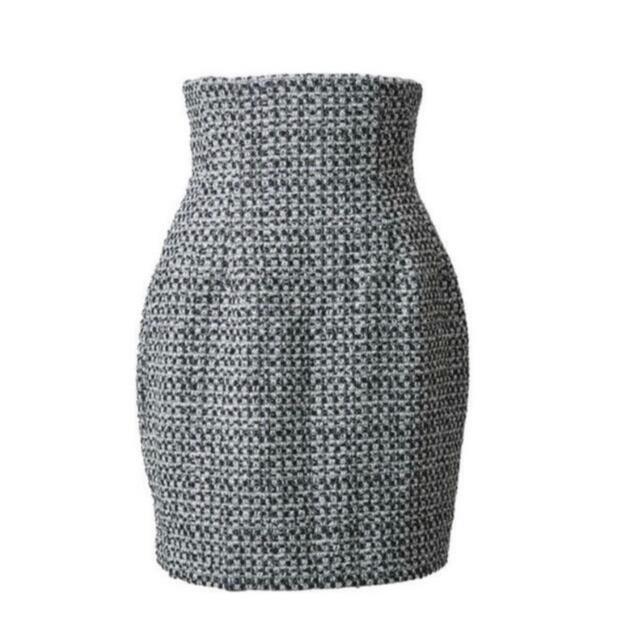 Her lip to(ハーリップトゥ)のnaoho corset tweed mini skirt レディースのスカート(ミニスカート)の商品写真