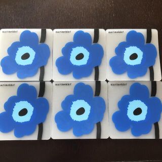 マリメッコ(marimekko)のマリメッコ　コースター　6枚セット(テーブル用品)