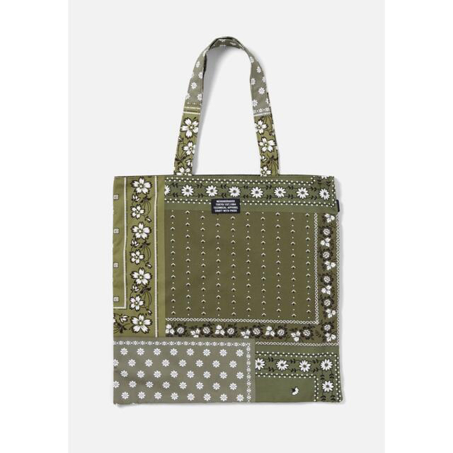 NEIGHBORHOOD(ネイバーフッド)のNEIGHBORHOOD BANDANA CHOPPED TOTE OLIVE メンズのバッグ(トートバッグ)の商品写真