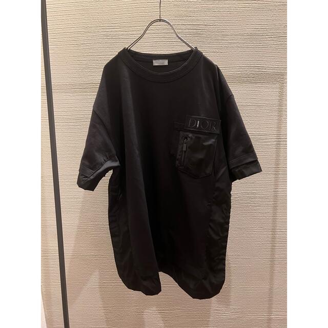 Dior - DIOR and sacai ドッキング　Tシャツ　XL コラボ　ディオール
