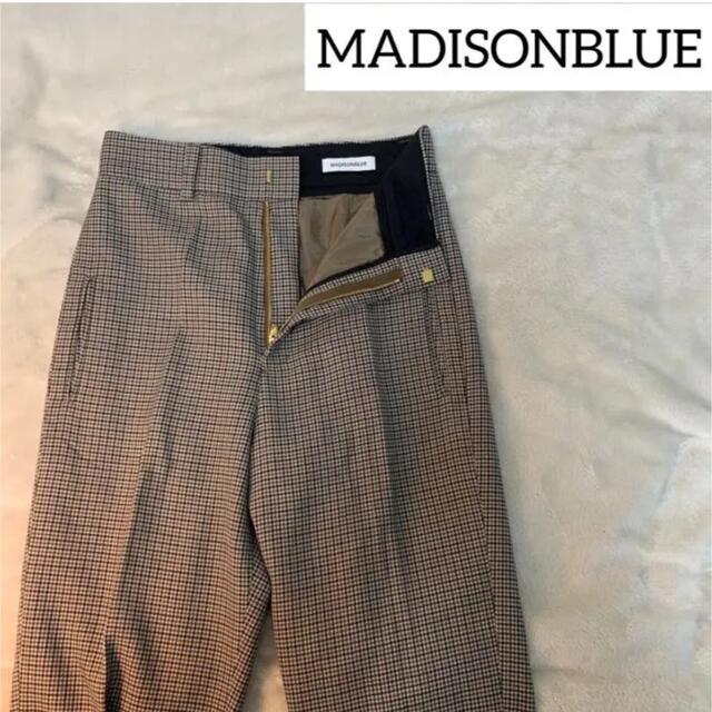 MADISONBLUE   マディソンブルー Madisonblue ウールチェックパンツの