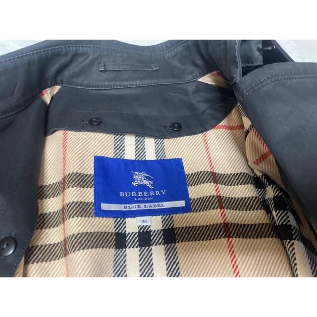 BURBERRY BLUE LABEL(バーバリーブルーレーベル)の【美品】Burberryブルーレーベル　ノバチェック　コート レディースのジャケット/アウター(トレンチコート)の商品写真