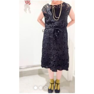 ドットアンドストライプスチャイルドウーマン(Dot&Stripes CHILDWOMAN)のDot&stripes CHILDWOMAN 膝丈ワンピース  結婚式(ひざ丈ワンピース)