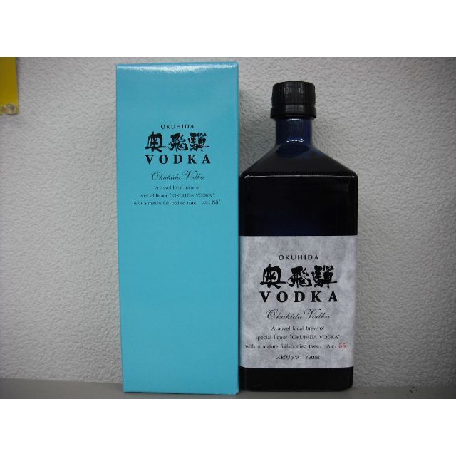 【ロシア産ウォッカ 輸入禁止！】 奥飛騨 ウォッカ　７２０ML　4本セット 食品/飲料/酒の酒(蒸留酒/スピリッツ)の商品写真