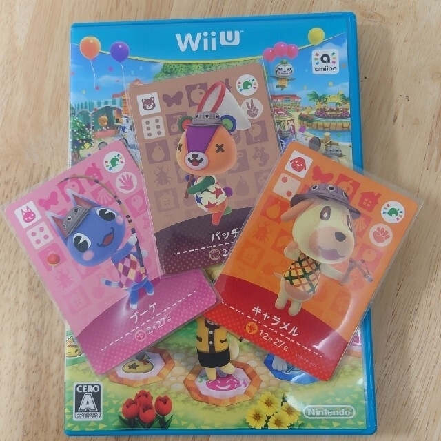 任天堂(ニンテンドウ)のどうぶつの森 amiiboカード3枚セット！ フェスティバルバージョン レア エンタメ/ホビーのゲームソフト/ゲーム機本体(その他)の商品写真