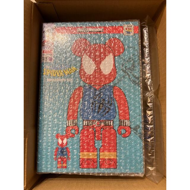 BE@RBRICK(ベアブリック)のBearbrick SCARLET SPIDER 100％ & 400％ エンタメ/ホビーのフィギュア(アメコミ)の商品写真