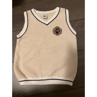 プチバトー(PETIT BATEAU)のベスト(ニット)