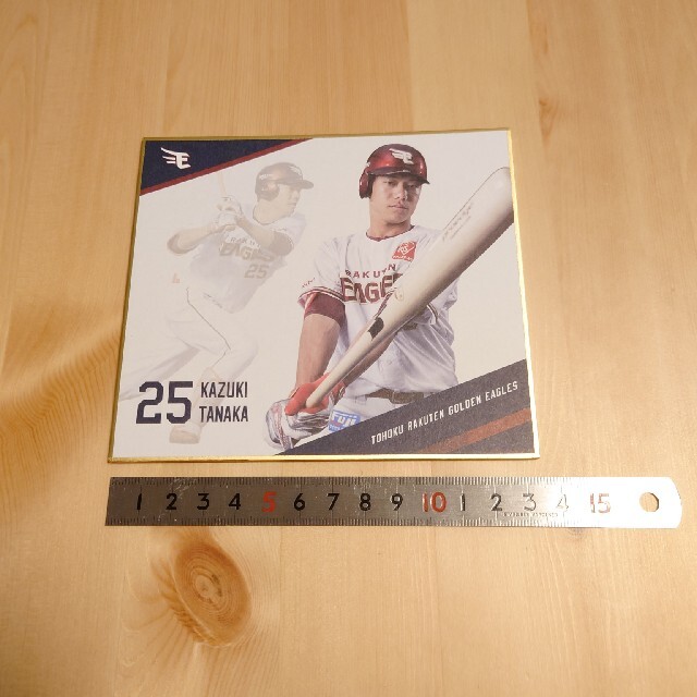 田中和基 選手　ミニ色紙 スポーツ/アウトドアの野球(記念品/関連グッズ)の商品写真