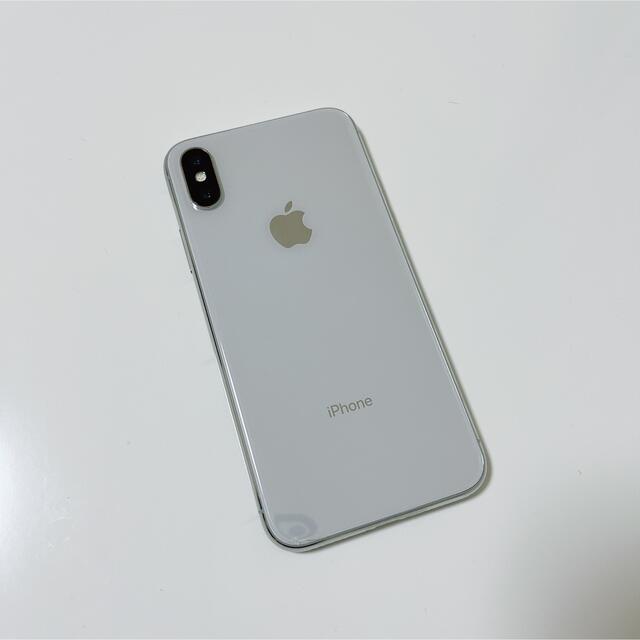 iPhoneX 64GB シルバー