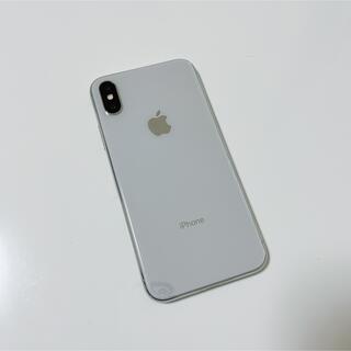 アップル(Apple)のiPhoneX 64GB シルバー(スマートフォン本体)