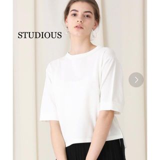 ステュディオス(STUDIOUS)のSTUDIOUS ドライタッチワッフル バックシャン(Tシャツ(半袖/袖なし))