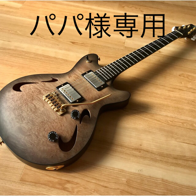 高品質の激安 Gibson - Maple Arc-Hollow/VS100N,Burl Guitars T's エレキギター