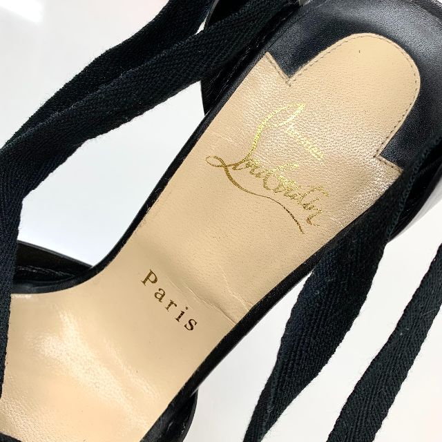Christian Louboutin - 4121 クリスチャンルブタン レザー チェーン