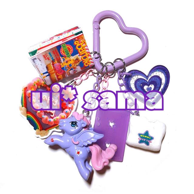 💜ui*さま💜 ハンドメイドのアクセサリー(キーホルダー/ストラップ)の商品写真