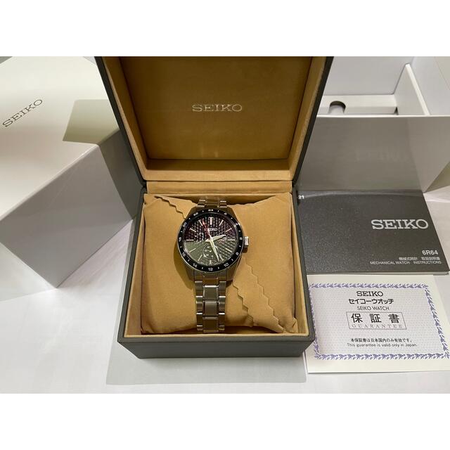 セイコー プレザージュ シャープエッジドシリーズ GMT SARF005