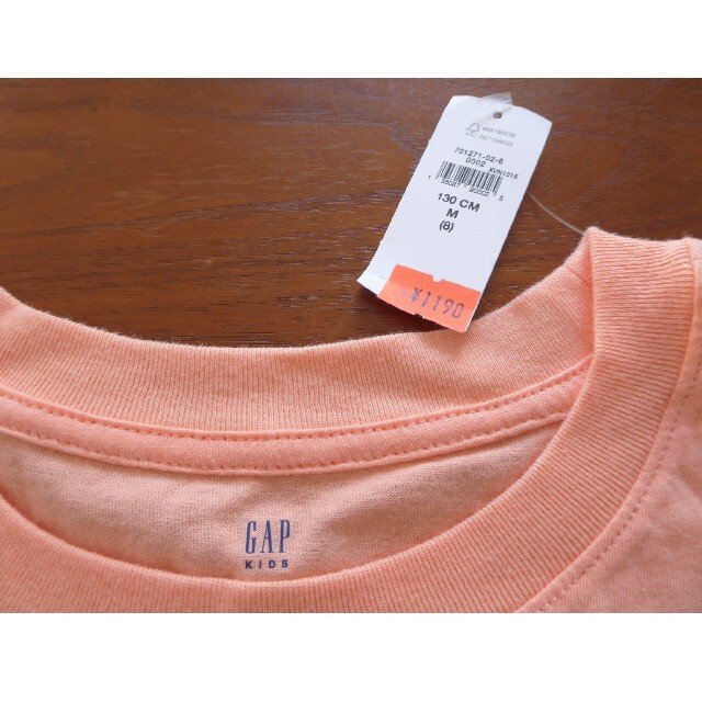 GAP Kids(ギャップキッズ)の新品未使用⭐︎GAP kids/Tシャツ130 キッズ/ベビー/マタニティのキッズ服女の子用(90cm~)(Tシャツ/カットソー)の商品写真